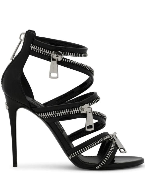Dolce & gabbana  105mm zip-detail sandals