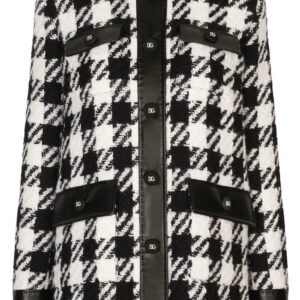 Dolce & Gabbana  houndstooth button-up jacket