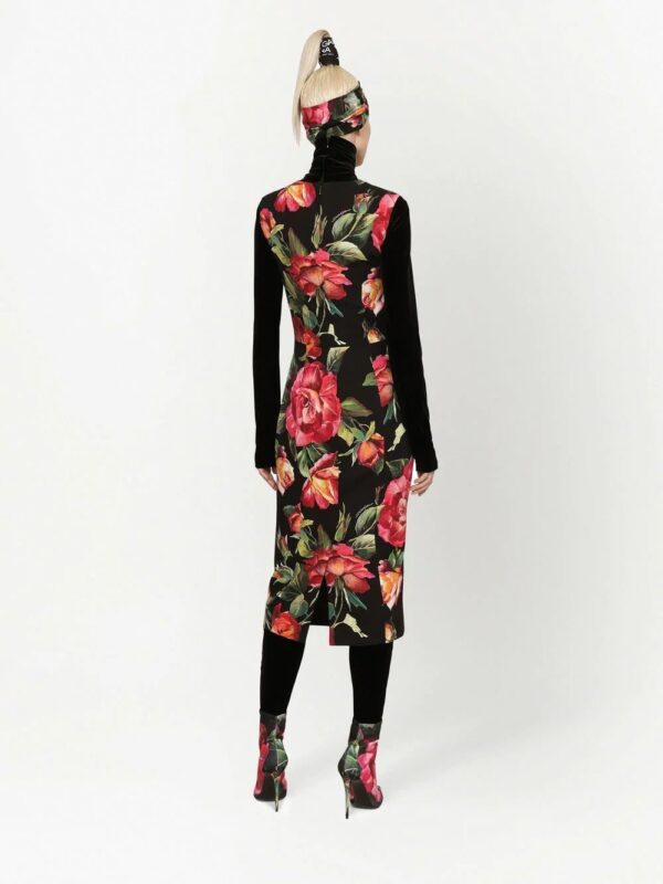 Dolce & Gabbana  floral-print dress - Image 4