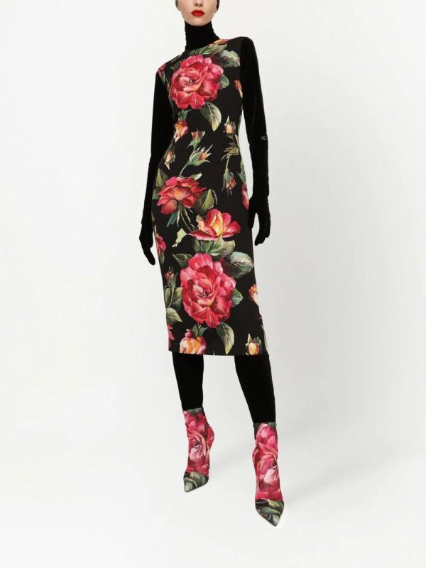 Dolce & Gabbana  floral-print dress - Image 2