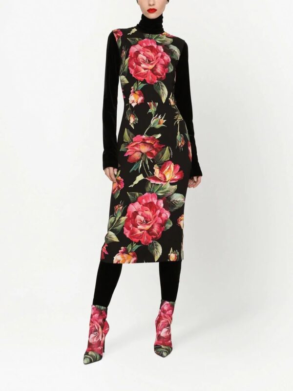 Dolce & Gabbana  floral-print dress - Image 3
