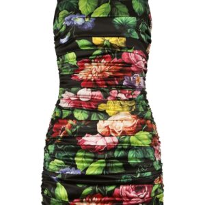Dolce & Gabbana  floral-print silk-blend dress