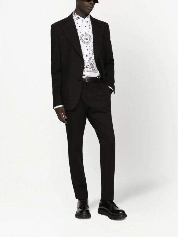Dolce & gabbana  DG bandana-print slim-fit shirt - Image 2
