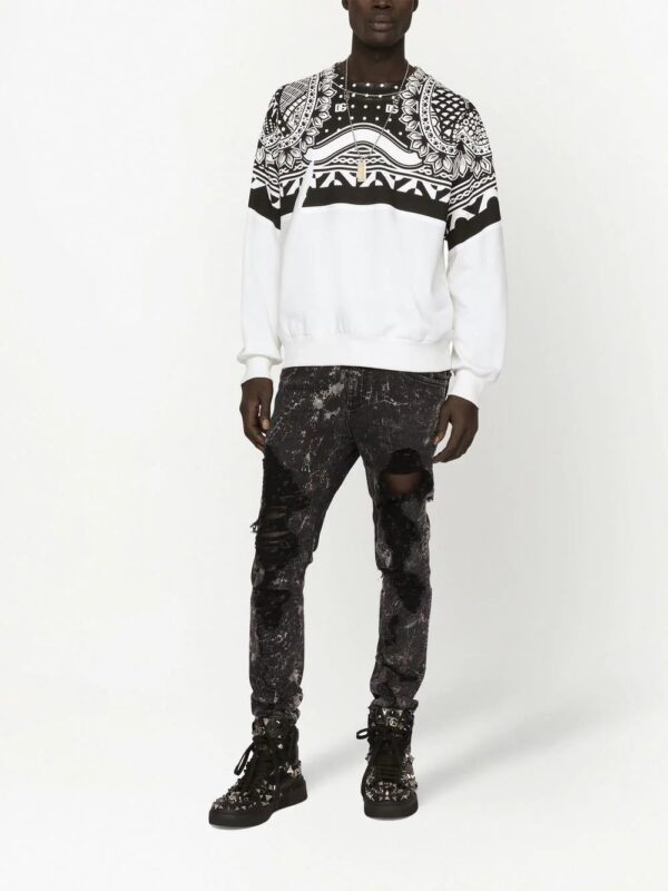 Dolce & Gabbana  bandana-print sweatshirt - Image 3