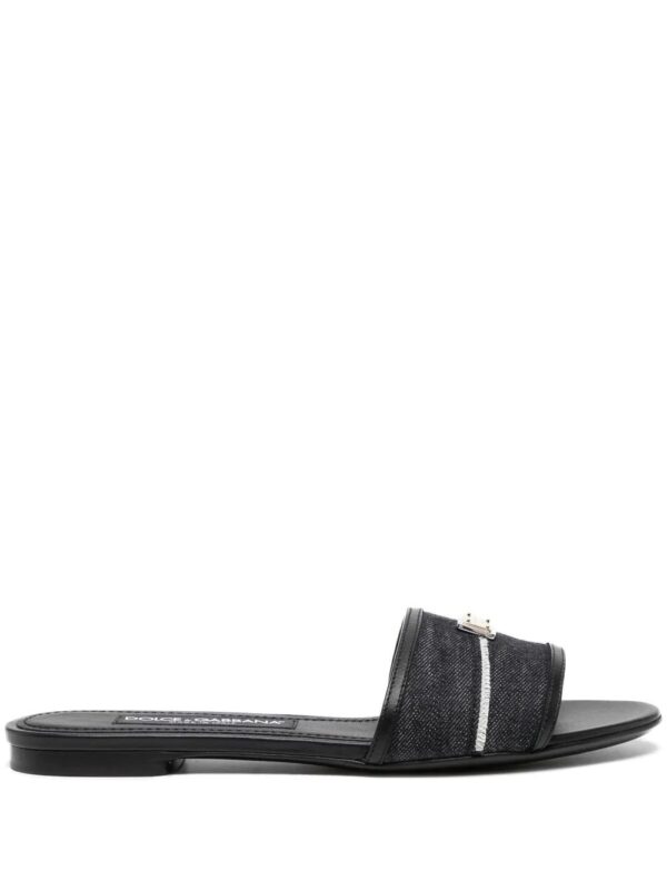 Dolce & Gabbana  logo-plaque flat slides