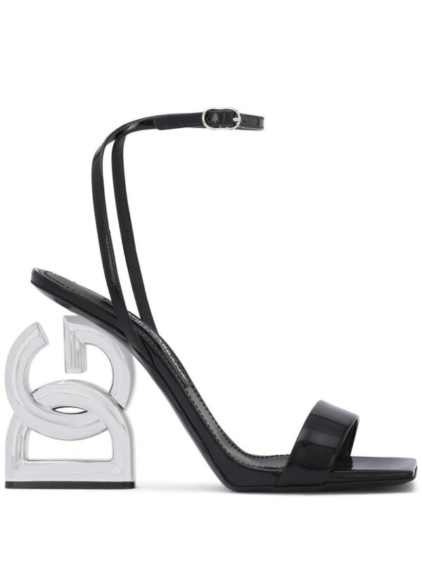 Dolce & Gabbana  3.5 105mm patent leather sandals