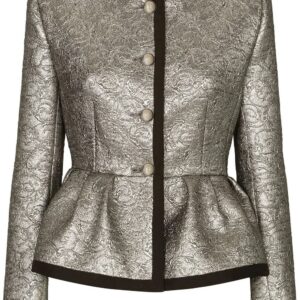Dolce & Gabbana peplum-hem brocade jacket