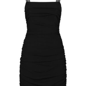 Dolce & Gabbana  logo-strap bodycon dress