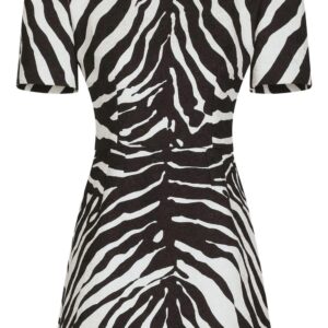 Dolce & Gabbana  zebra-print short-sleeve dress
