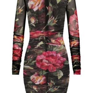 Dolce & Gabbana  floral-print minidress