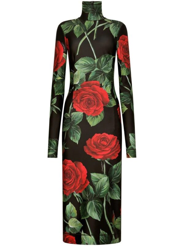Dolce & Gabbana  floral-print jersey dress