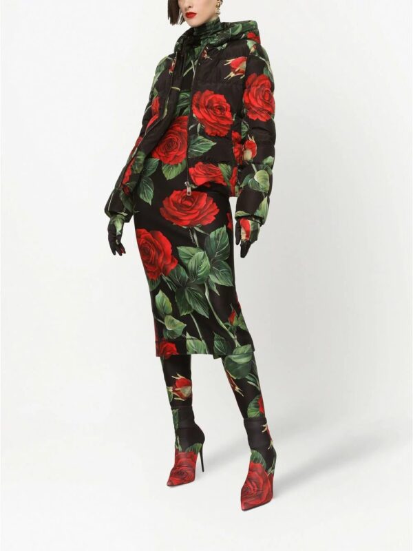 Dolce & Gabbana  floral-print jersey dress - Image 2