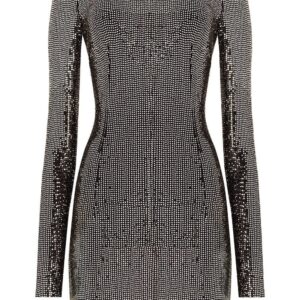 Dolce & Gabbana sequin-embellished long-sleeve minidress