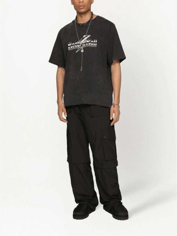Dolce & Gabbana  motif print cotton T-shirt - Image 3