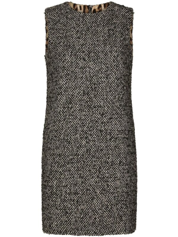 Dolce & Gabbana A-line tweed minidress