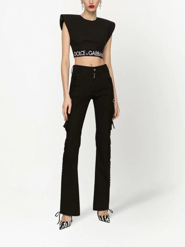 Dolce & Gabbana  sleeveless cropped top - Image 3