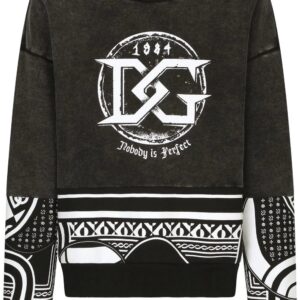 Dolce & Gabbana  graphic-print with logo sweatshirt