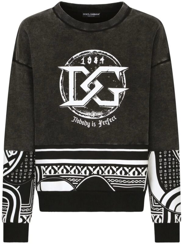 Dolce & Gabbana  graphic-print with logo sweatshirt