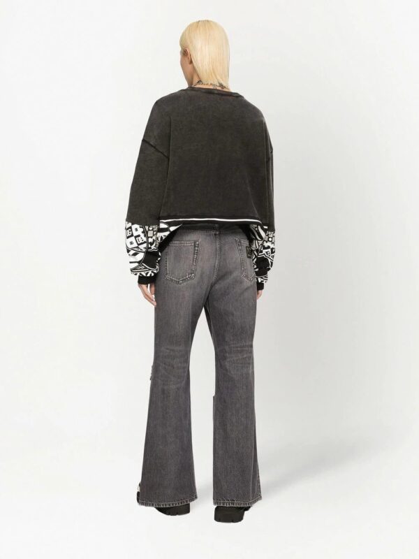 Dolce & Gabbana  graphic-print with logo sweatshirt - Image 4