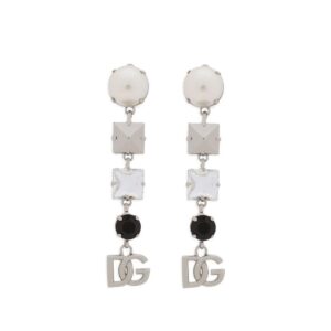 Dolce & Gabbana  logo pendant earrings
