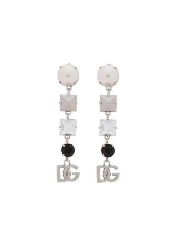 Dolce & Gabbana  logo pendant earrings