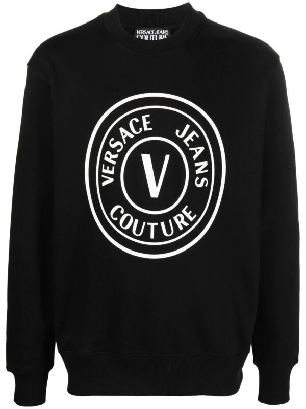 Versace Jeans Couture  logo-print cotton sweatshirt