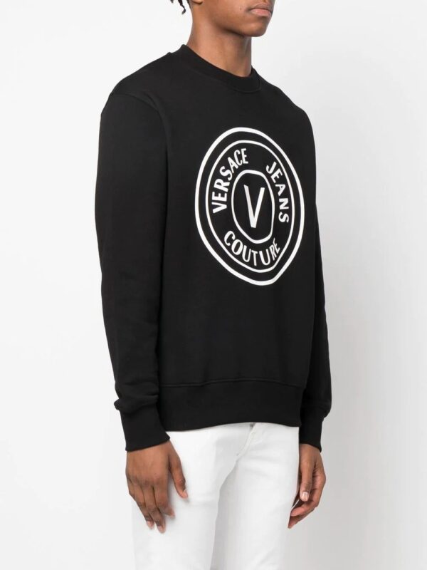 Versace Jeans Couture  logo-print cotton sweatshirt - Image 3