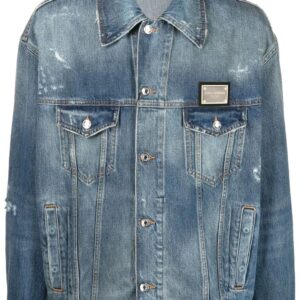 Dolce & Gabbana  Distressed denim jacket