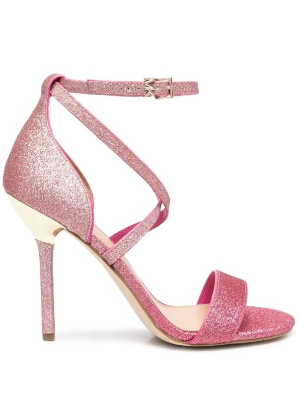 Michael Michael Kors  Astrid glitter open-toe sandals