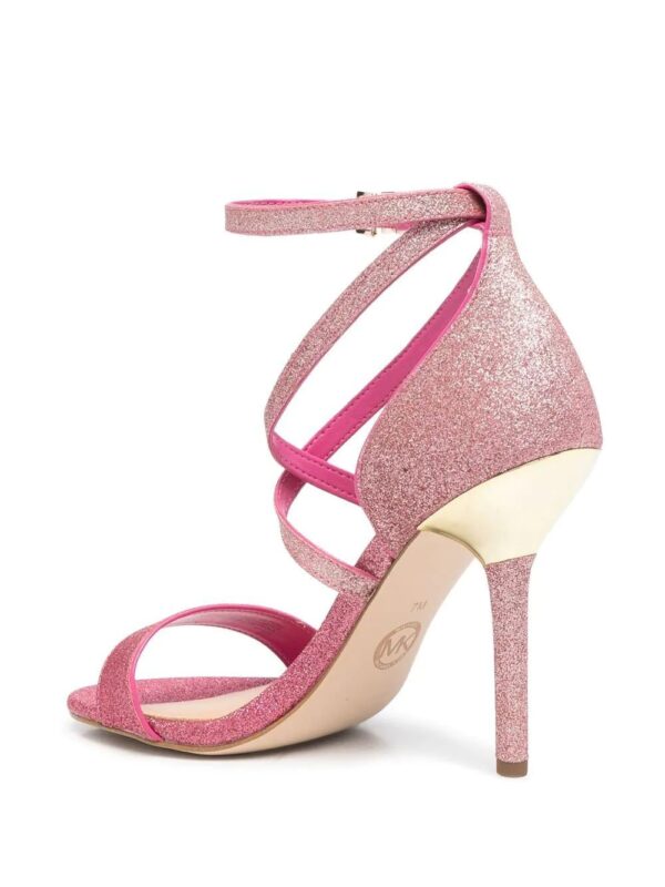 Michael Michael Kors  Astrid glitter open-toe sandals - Image 3