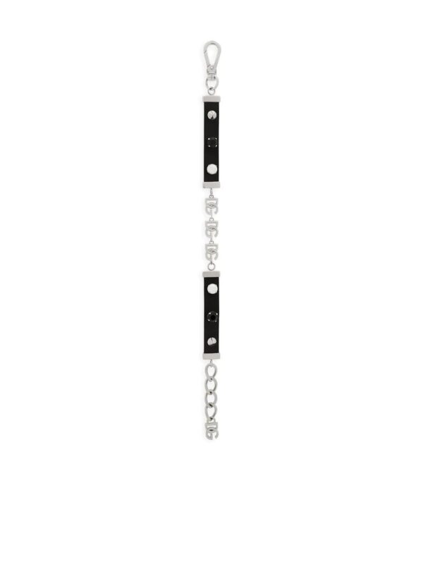Dolce & Gabbana  logo embellished leather choker - Image 4