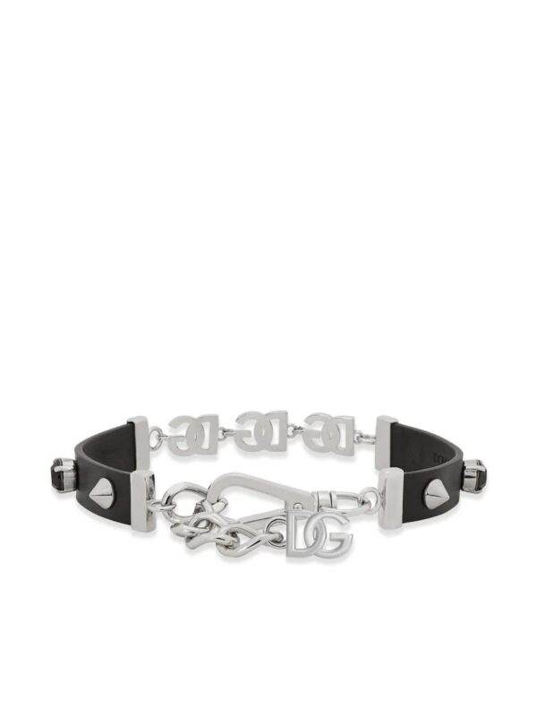 Dolce & Gabbana  logo embellished leather choker - Image 3