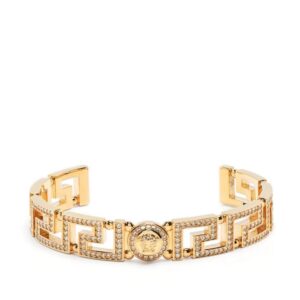 Versace  Greca Tribute Medusa cuff bracelet