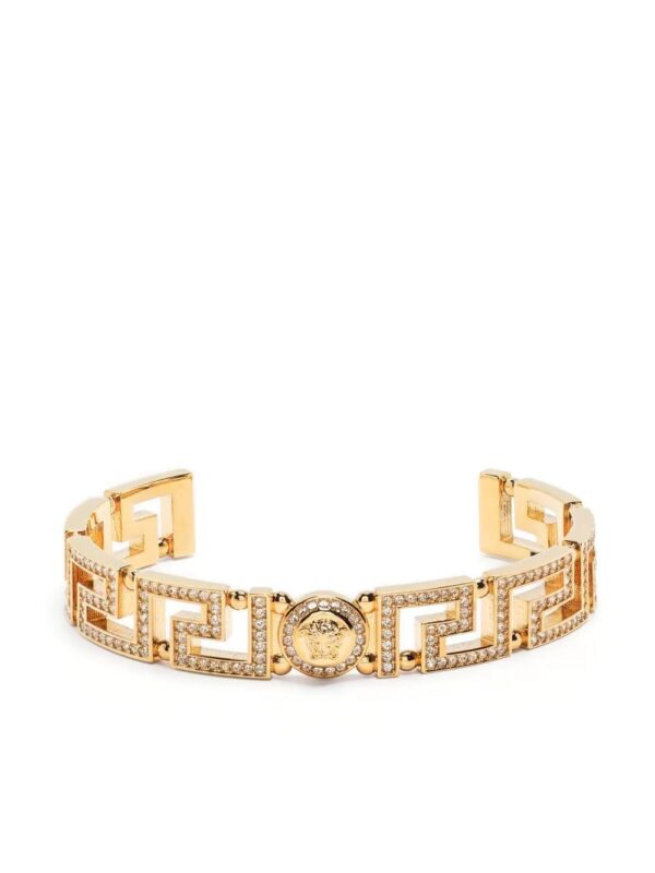 Versace  Greca Tribute Medusa cuff bracelet