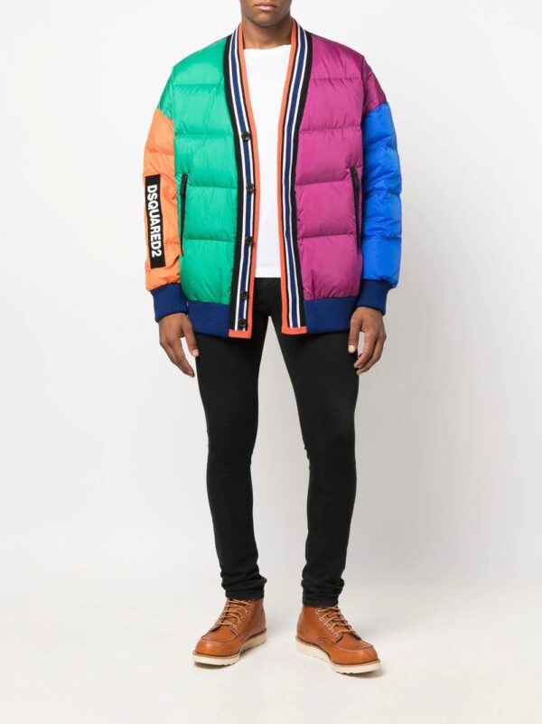 Dsquared2  colour block padded jacket - Image 2