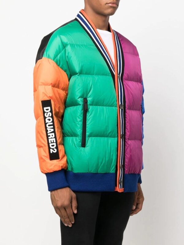 Dsquared2  colour block padded jacket - Image 3