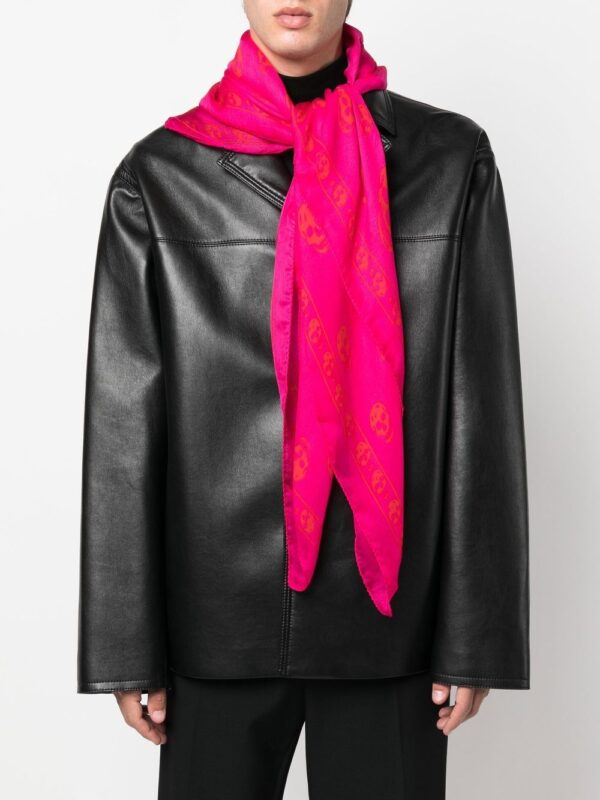 Alexander McQueen  all-over skull-print scarf - Image 2