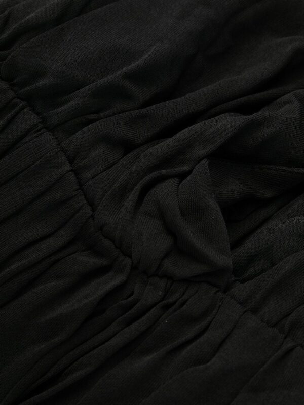 Saint Laurent chaink-link detail V-neck gown - Image 6