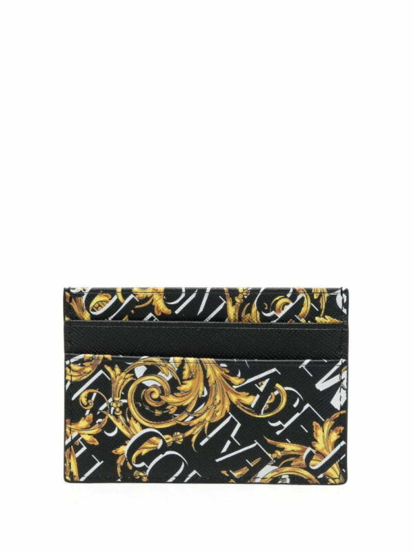 Versace Jeans Couture  logo-print leather cardholder - Image 2