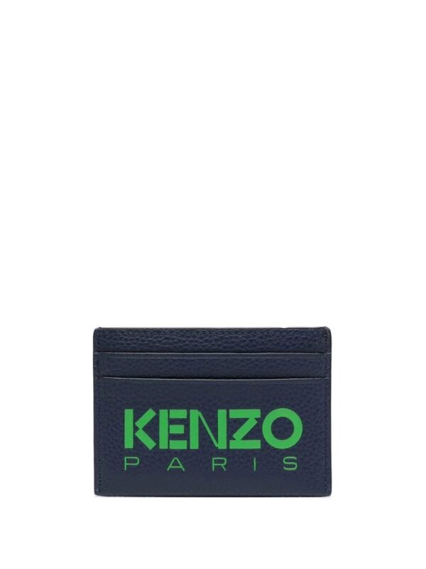 Kenzo  logo-print leather cardholder