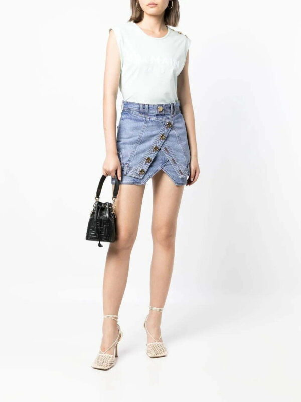 Balmain  logo-print sleeveless T-shirt - Image 2