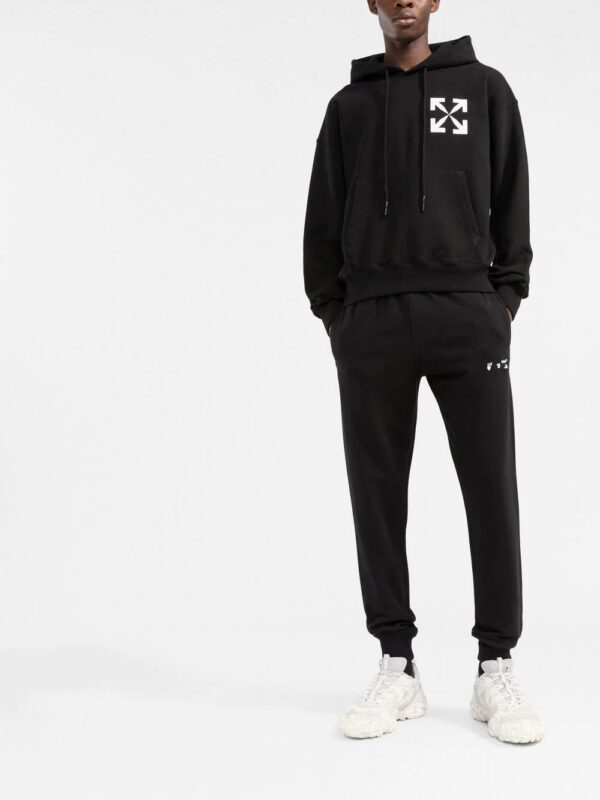 Off-White  Arrows logo-print cotton hoodie - Image 2
