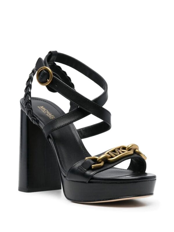 Michael Michael Kors  logo-plaque leather sandals - Image 2