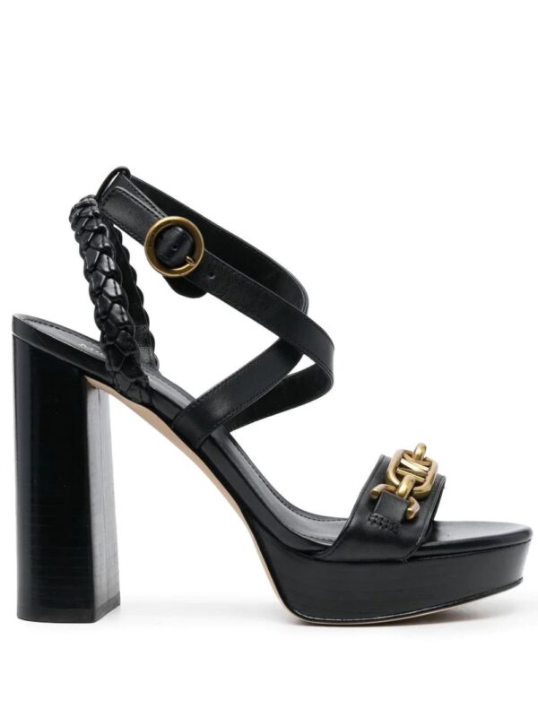 Michael Michael Kors  logo-plaque leather sandals