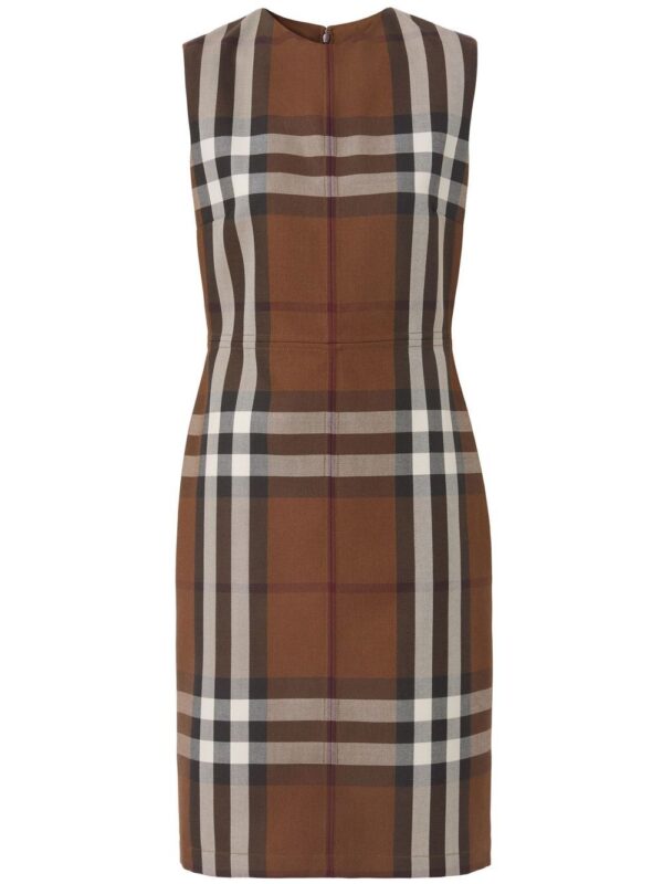 Burberry  check-pattern sleeveless dress