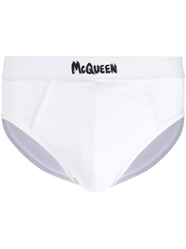 Alexander McQueen  logo-print waistband briefs