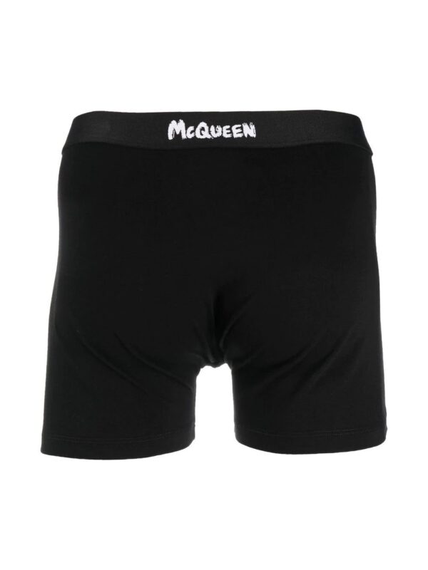 Alexander McQueen  Graffiti-logo boxer briefs - Image 2