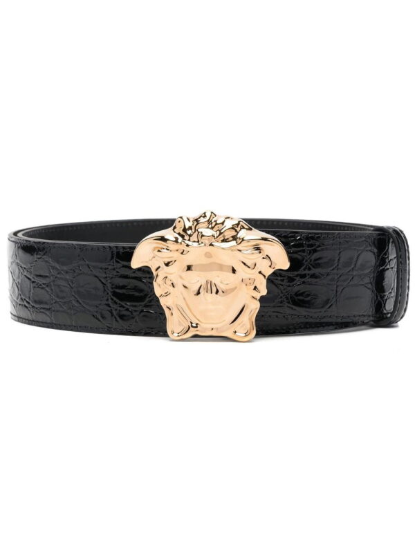 Versace La Medusa leather belt