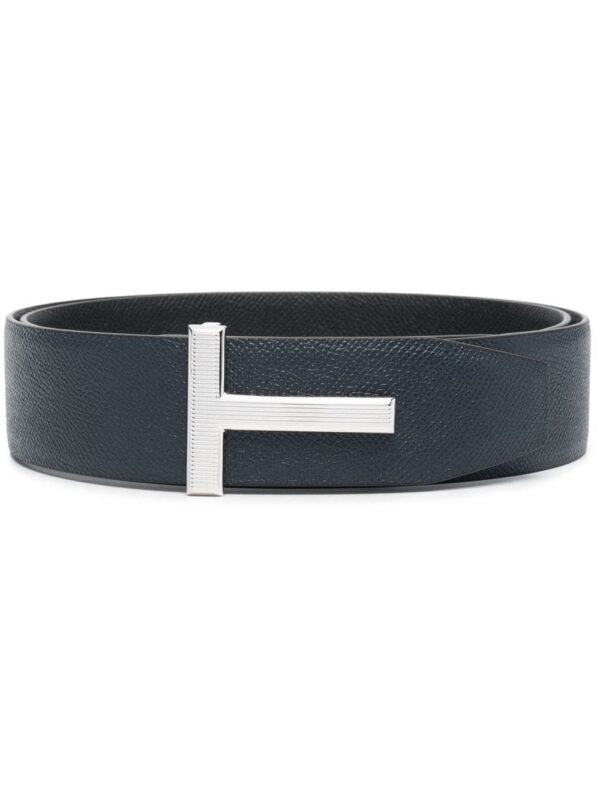 Tom Ford T logo buckle belt