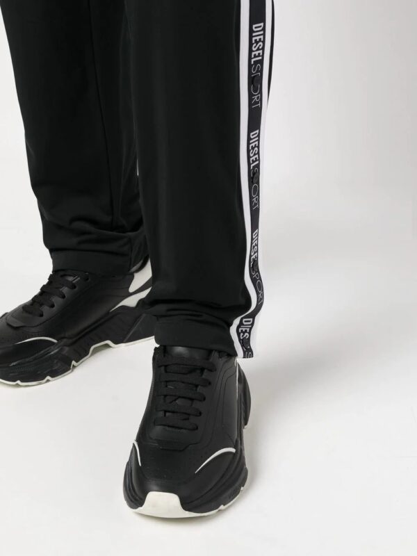 Diesel  stripe-detail performance track pants - Image 4